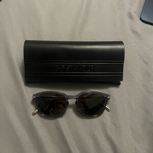 Christian Dior Dark Blue Sunglasses with Case